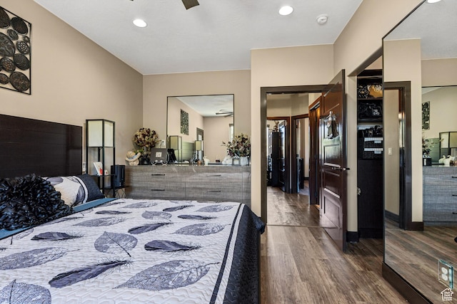 1283 W 1750 S, Cedar City, UT 84720 - bedroom with wood finished floors and recessed lighting