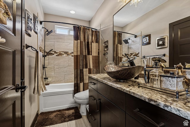 1283 W 1750 S, Cedar City, UT 84720 - bathroom featuring shower / bath combination with curtain and vanity