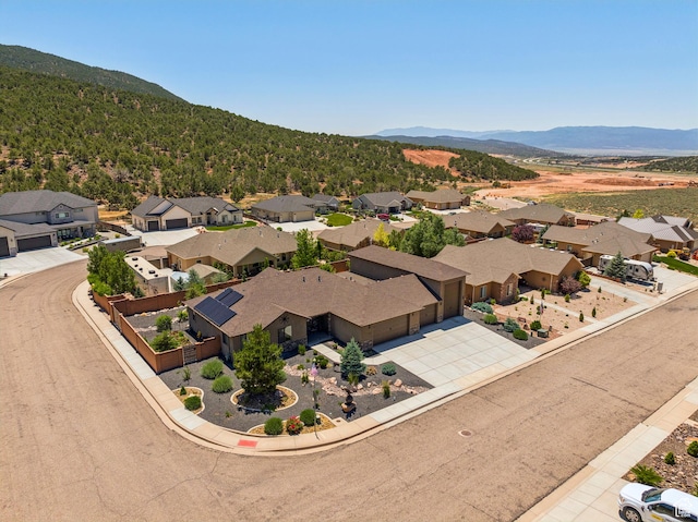 1283 W 1750 S, Cedar City, UT 84720 - aerial perspective of suburban area featuring a mountainous background and a heavily wooded area