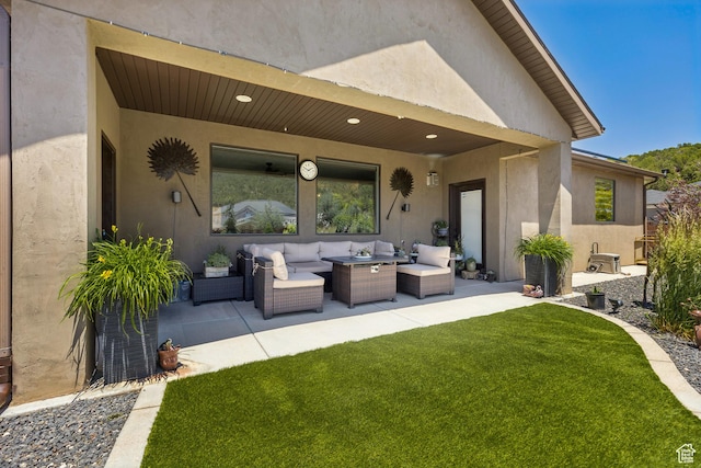 1283 W 1750 S, Cedar City, UT 84720 - view of patio / terrace featuring outdoor lounge area