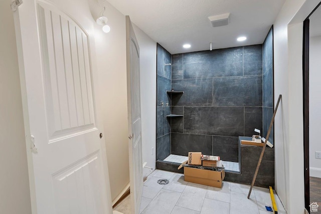 2131 S 1230 W, Syracuse, UT 84075 - full bathroom featuring walk in shower, recessed lighting, and tile patterned flooring