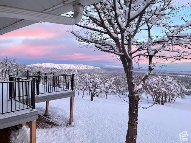 685 S Woodland Hills Dr, Woodland Hills, UT 84653 - exterior space featuring a mountain view