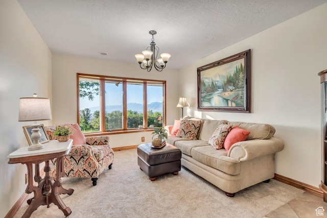 685 S Woodland Hills Dr, Woodland Hills, UT 84653 - living room with a chandelier and a mountain view