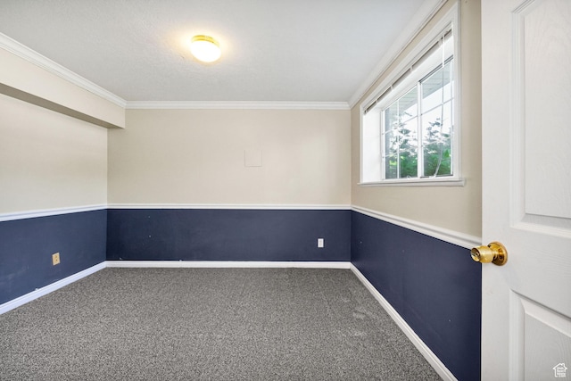 672 E Center St, Providence, UT 84332 - spare room with ornamental molding and carpet