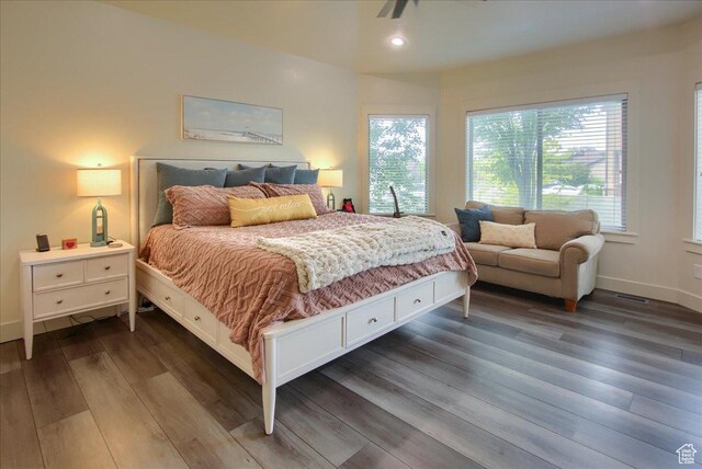 2832 S 1200 W, Syracuse, UT 84075 - bedroom with dark wood-style flooring and baseboards