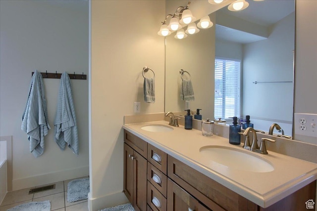 2832 S 1200 W, Syracuse, UT 84075 - full bathroom featuring tile patterned flooring and double vanity