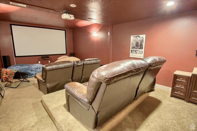 2832 S 1200 W, Syracuse, UT 84075 - carpeted home theater with recessed lighting and baseboards