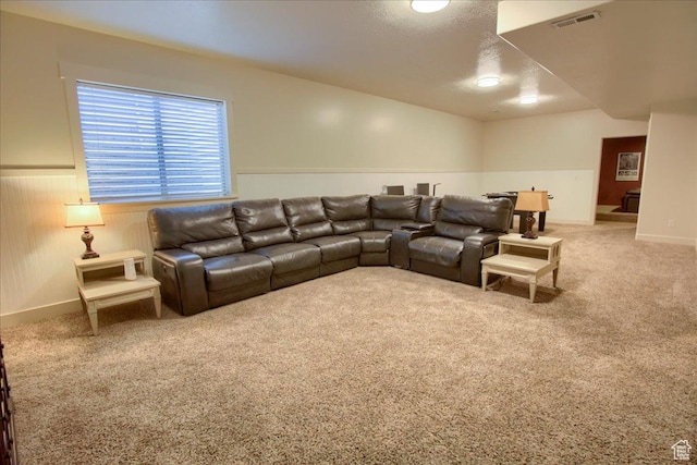 2832 S 1200 W, Syracuse, UT 84075 - living area with carpet and a wainscoted wall