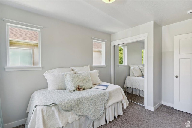 756 Spring Pond Dr, Farmington, UT 84025 - bedroom with a closet and carpet floors
