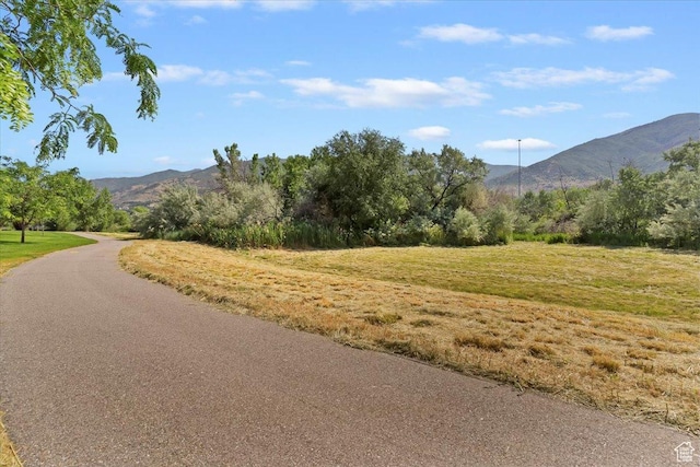 756 Spring Pond Dr, Farmington, UT 84025 - view of asphalt street featuring a mountain view