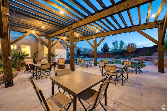 4582 S 1500 W, Hurricane, UT 84737 - view of patio / terrace with outdoor dining area and a pergola