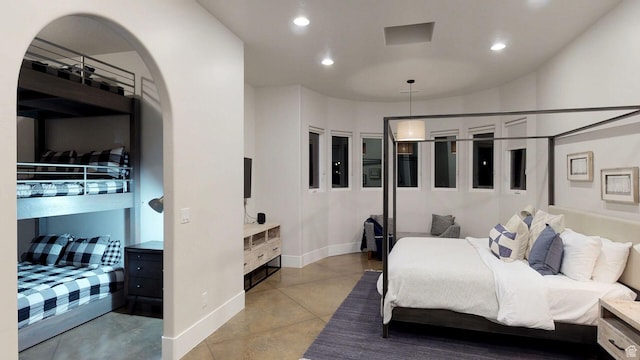 4582 S 1500 W, Hurricane, UT 84737 - bedroom featuring recessed lighting and light tile patterned flooring