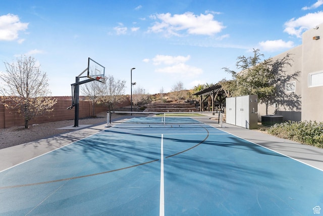 4582 S 1500 W, Hurricane, UT 84737 - view of tennis court with a pergola
