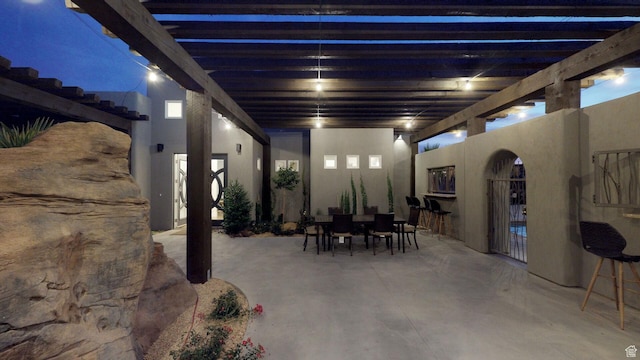 4582 S 1500 W, Hurricane, UT 84737 - view of patio with outdoor dining area and a pergola