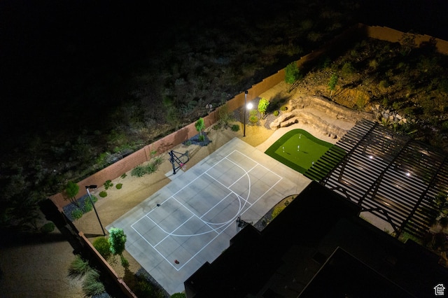 4582 S 1500 W, Hurricane, UT 84737 - aerial view at night