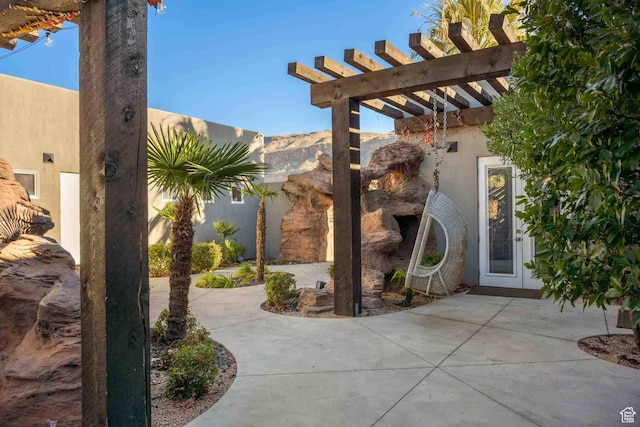 4582 S 1500 W, Hurricane, UT 84737 - view of patio / terrace with a pergola