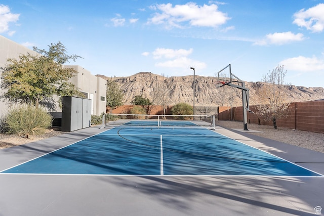 4582 S 1500 W, Hurricane, UT 84737 - view of sport court with a tennis court and a mountain view
