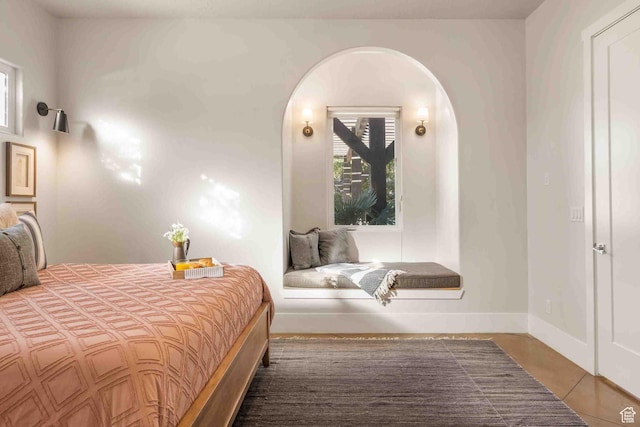 4582 S 1500 W, Hurricane, UT 84737 - tiled bedroom with arched walkways and baseboards