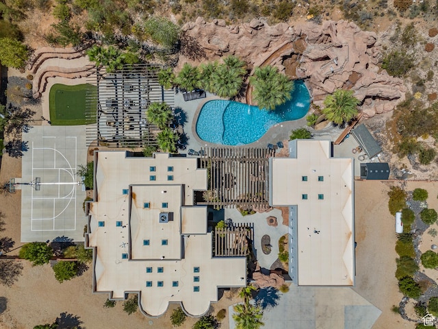 4582 S 1500 W, Hurricane, UT 84737 - drone / aerial view of a pool