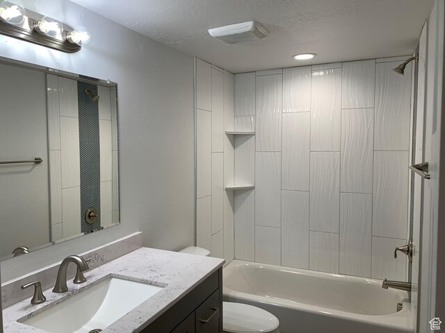 575 40th St, Ogden, UT 84403 - full bath with vanity, shower / bathtub combination, and a textured ceiling
