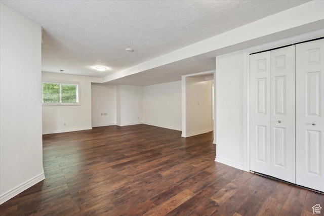 3181 E Deer Creek Cir, Cottonwood Heights, UT 84121 - basement with wood finished floors and a textured ceiling