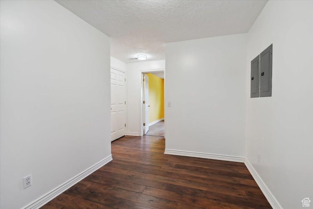 3181 E Deer Creek Cir, Cottonwood Heights, UT 84121 - spare room with electric panel, wood finished floors, and a textured ceiling