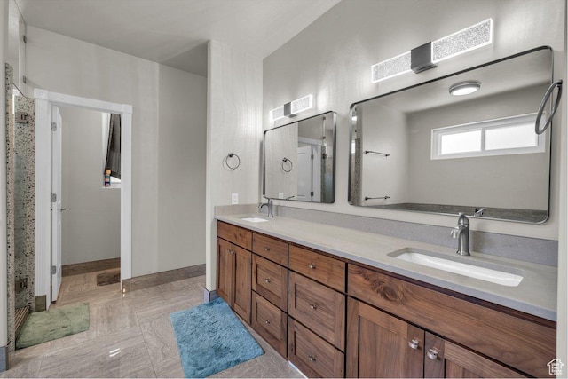 2119 Blair Cir, Santa Clara, UT 84765 - bathroom with double vanity and baseboards