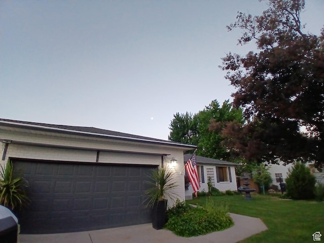 1584 E Petunia Way, Sandy, UT 84092 - single story home featuring a front lawn, concrete driveway, and an attached garage