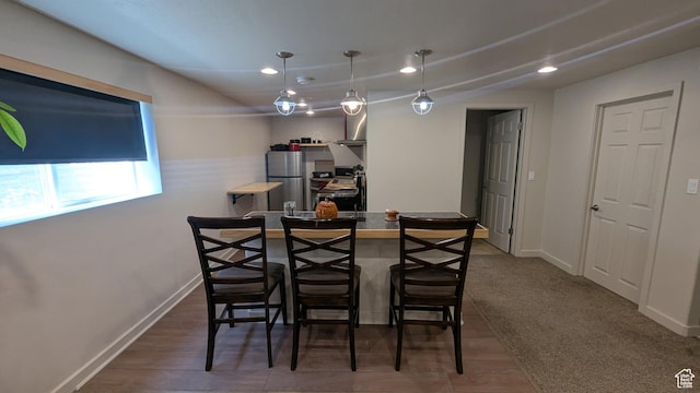 1584 E Petunia Way, Sandy, UT 84092 - dining area with recessed lighting and baseboards