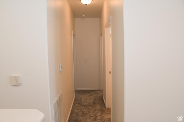 3072 W Leisure Villas Ct, West Jordan, UT 84084 - hall with carpet flooring and baseboards