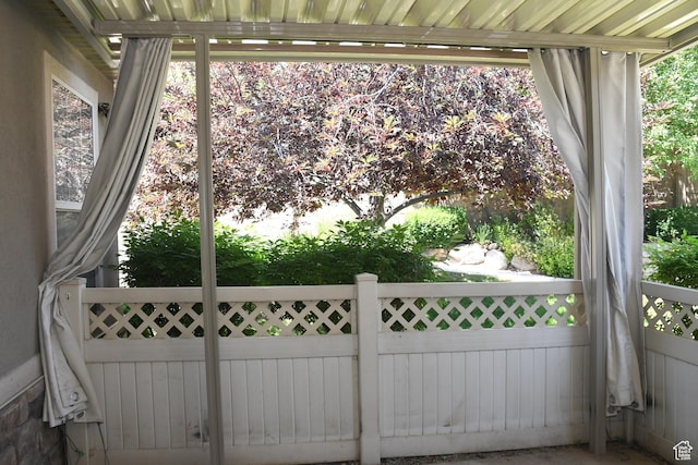 3072 W Leisure Villas Ct, West Jordan, UT 84084 - view of unfurnished sunroom