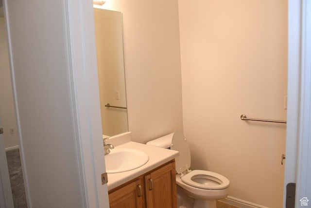 3072 W Leisure Villas Ct, West Jordan, UT 84084 - bathroom featuring vanity and toilet