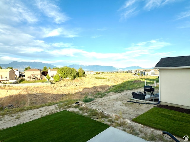 7494 N Silver Ridge Rd Unit 3466, Eagle Mountain, UT 84005 - view of yard with a mountain view and a residential view
