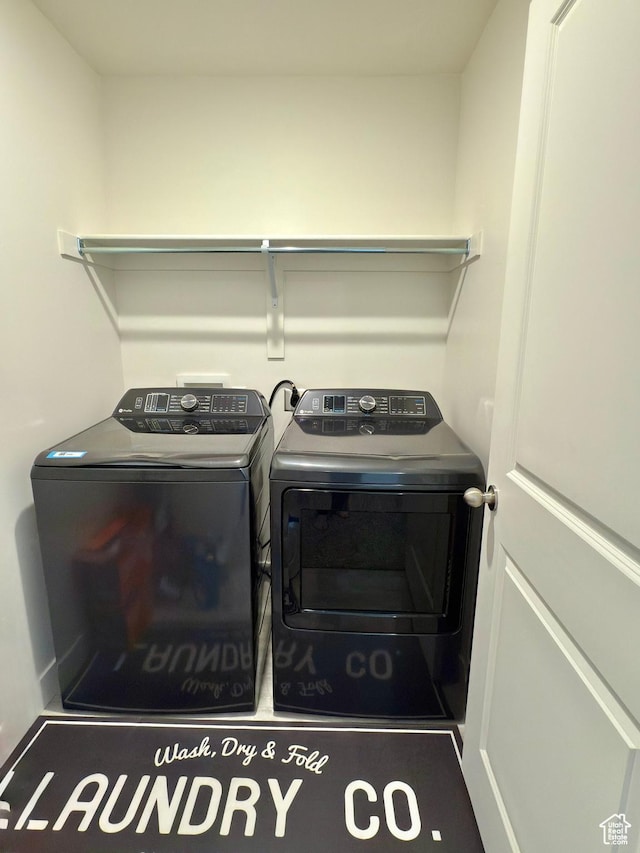 7494 N Silver Ridge Rd Unit 3466, Eagle Mountain, UT 84005 - laundry room featuring separate washer and dryer