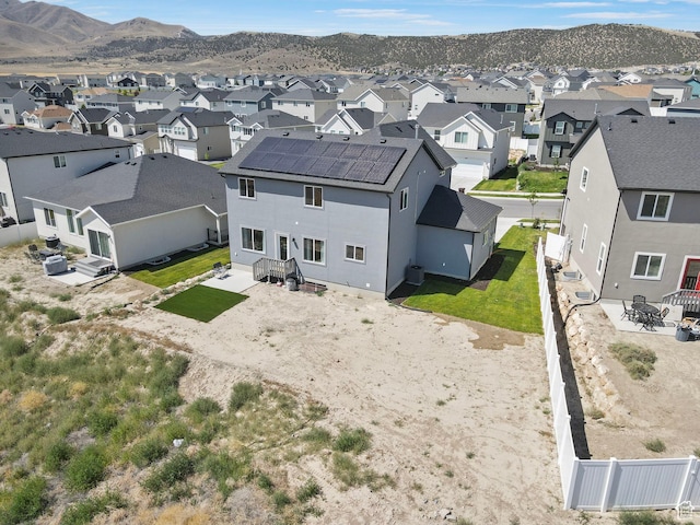 7494 N Silver Ridge Rd Unit 3466, Eagle Mountain, UT 84005 - aerial perspective of suburban area featuring a mountainous background