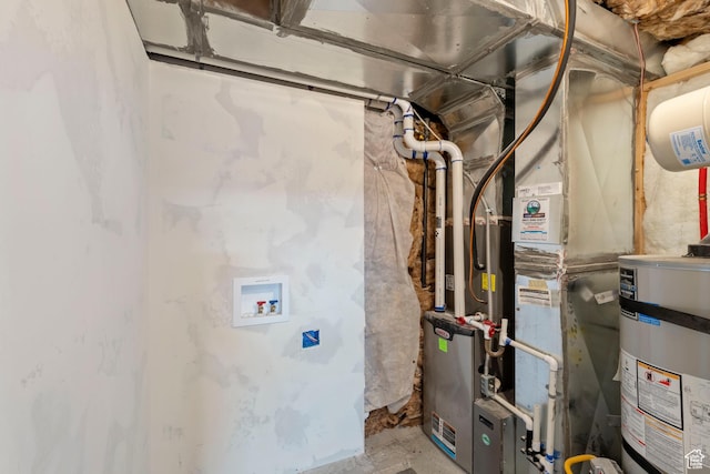 916 Cold Creek Way, Layton, UT 84041 - utility room featuring secured water heater
