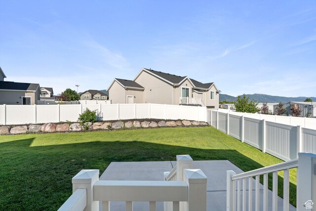 916 Cold Creek Way, Layton, UT 84041 - fenced yard featuring a residential view and a mountain view