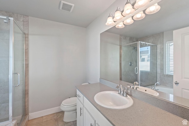 916 Cold Creek Way, Layton, UT 84041 - full bath with vanity, a shower stall, and tile patterned flooring