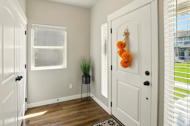 847 N 2125 W, Layton, UT 84041 - foyer with dark wood-type flooring and baseboards