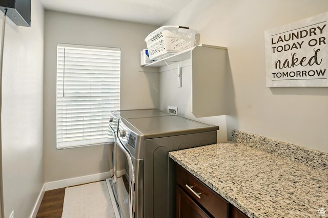 847 N 2125 W, Layton, UT 84041 - laundry area with separate washer and dryer and dark wood-style floors