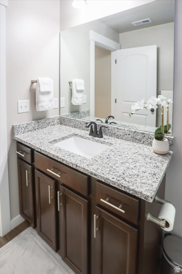 847 N 2125 W, Layton, UT 84041 - bathroom with vanity and wood finished floors