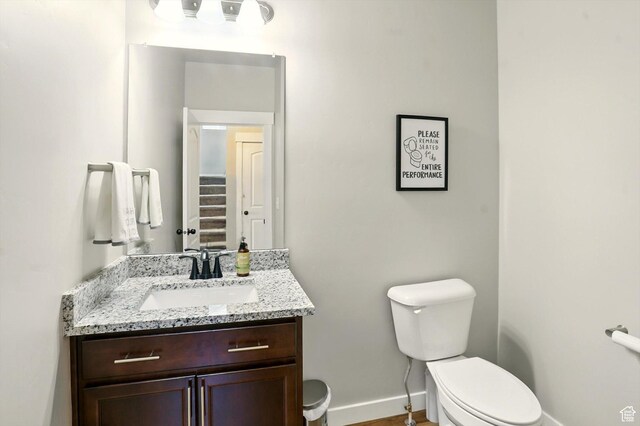 847 N 2125 W, Layton, UT 84041 - half bath featuring vanity and wood finished floors