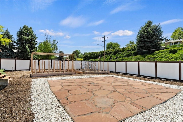 1128 W 4650 S, Riverdale, UT 84405 - fenced backyard featuring a patio area
