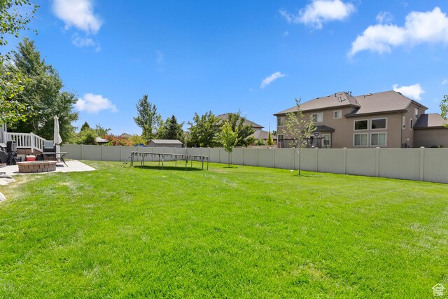 163 Cold Creek Way, Layton, UT 84041 - fenced backyard with a patio