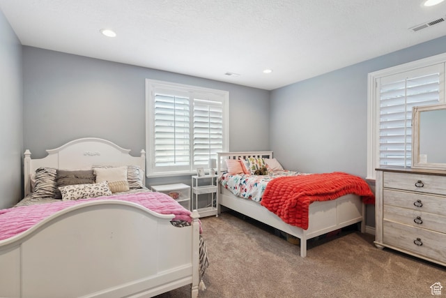 163 Cold Creek Way, Layton, UT 84041 - bedroom with carpet flooring, multiple windows, and recessed lighting