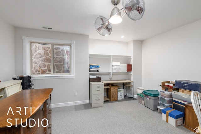 841 E 5875 S, South Ogden, UT 84405 - office area with carpet and baseboards