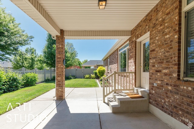 841 E 5875 S, South Ogden, UT 84405 - fenced backyard with a patio