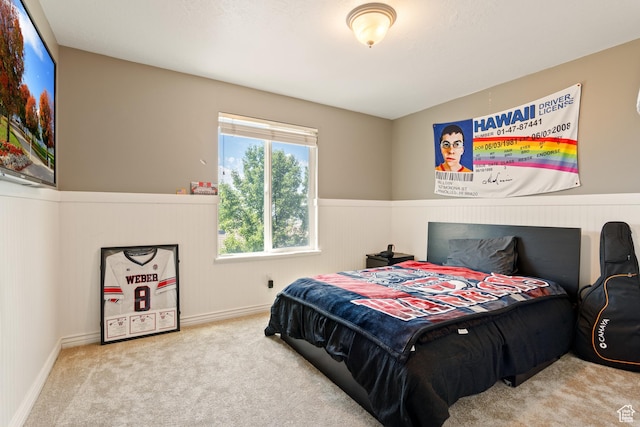 665 E 3550 N, North Ogden, UT 84414 - carpeted bedroom with wainscoting
