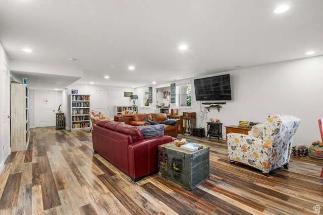 1644 W 1200 N, Farr West, UT 84404 - living area featuring recessed lighting and wood finished floors