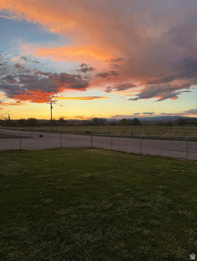 2714 E 1000 N, Ballard, UT 84066 - yard at dusk featuring a rural view